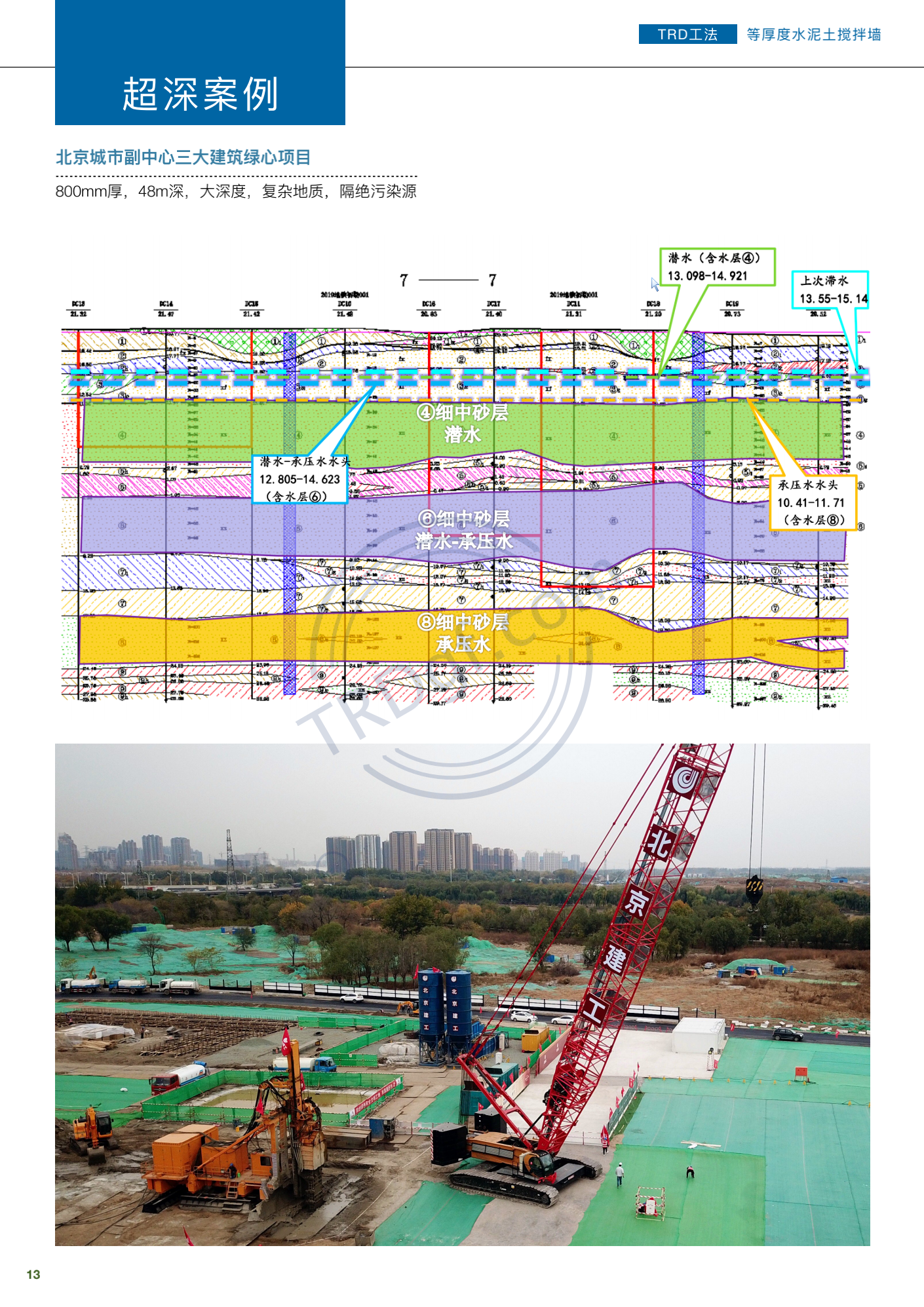 德泓建設(shè) TRD工法，橋隧工程、深基坑圍護(hù)、土壤治理、水利防滲